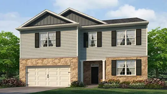 New construction Single-Family house 4037 Fairhaven Rd, Lithia Springs, GA 30122 plan Green - image