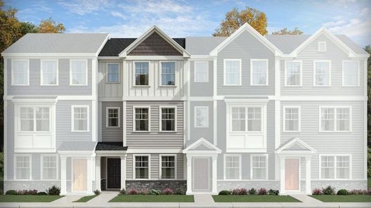 New construction Townhouse house 1005 Tea Time Trail, Durham, NC 27703 Manteo II- photo 0