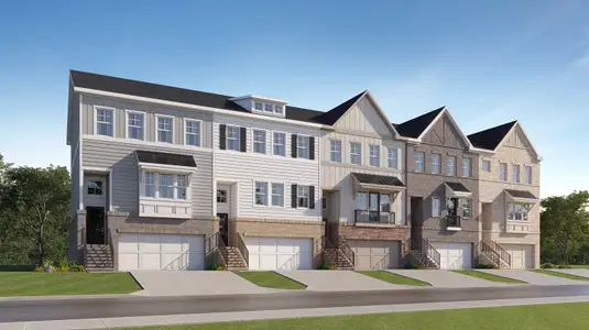 New construction Multi-Family house 488 Brodie Dr, Woodstock, GA 30188 plan Bentley - image