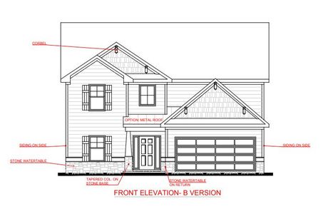 New construction Single-Family house Newnan, GA 30265 plan Olson B Slab - image