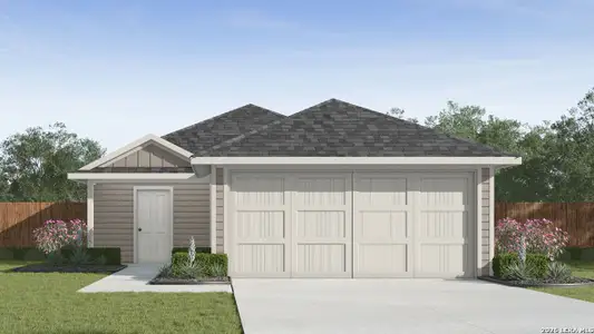 New construction Single-Family house 1014 Catalonia Pass, San Antonio, TX 78221 plan The Estero - image