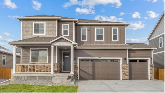 New construction Single-Family house 13465 Valentia Pl, Thornton, CO 80602 Hennessy- photo 0