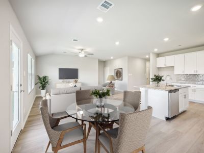 The Greenville floorplan with the Sleek interior package.