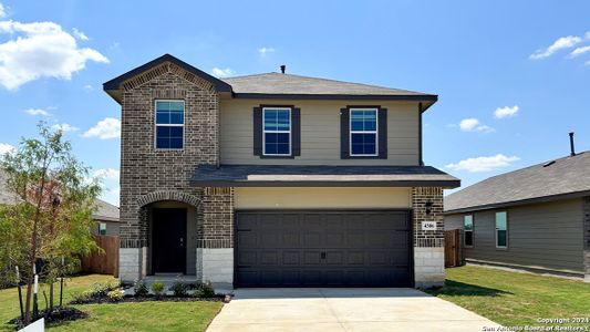 New construction Single-Family house 4306 Thyme Garden, Von Ormy, TX 78073 The Grace- photo 0