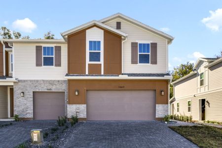 New construction Townhouse house 1669 Greenleaf Woods Cv, Oviedo, FL 32765 plan Elm - image