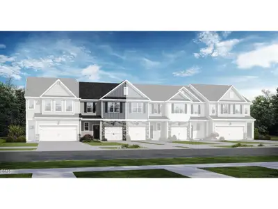 New construction Townhouse house 40 Village Edge Dr, Lillington, NC 27546 plan The Warren - image