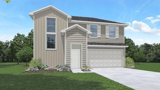 New construction Single-Family house 23520 Nectar Crest Heights, Splendora, TX 77372 Plan X35K- photo 0