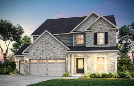 New construction Single-Family house 1536 Waterchase Dr, Dacula, GA 30019 plan Continental - image