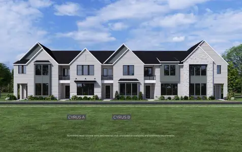 New construction Townhouse house 4425 Flowerpot Dr, Prosper, TX 75078 plan Cyrus - image