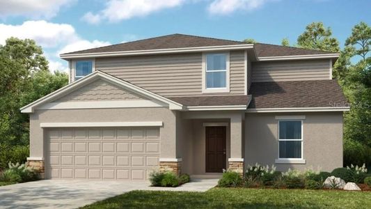 New construction Single-Family house 7480 Sandstone Dr, Groveland, FL 34736 plan Azalea - image