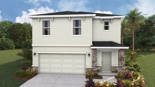 New construction Single-Family house 18132 Gander Ter, Lakewood Ranch, FL 34211 plan Robie - image