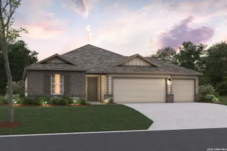New construction Single-Family house 124 Greeley Dr, Floresville, TX 78114 plan Ellsworth - image