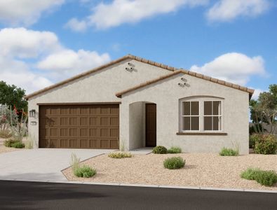 New construction Single-Family house 2309 E Wagon Wheel Ln, San Tan Valley, AZ 85140 Larkspur Homeplan- photo 0