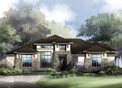 New construction Single-Family house 995 Belle Oaks Blvd, Bulverde, TX 78163 plan Cheyenne - image