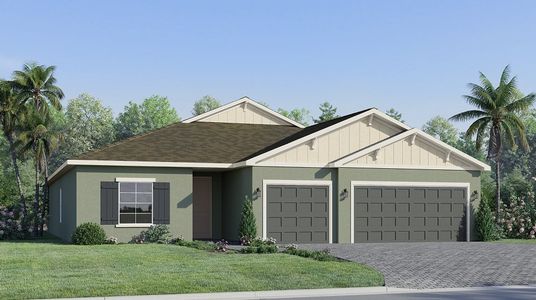 New construction Single-Family house 6700 Sw 180Th Cir, Dunnellon, FL 34432 plan Harborwalk - image