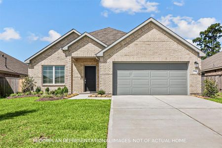 New construction Single-Family house 21415 Villa Spruce Lane, Tomball, TX 77377 Desoto - Smart Series- photo 0