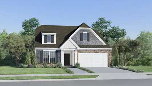 New construction Single-Family house 7158 Juneberry Wy, Maiden, NC 28650 plan Davenport - image