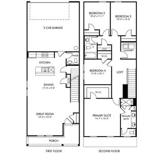 New construction Townhouse house 109 Ciara Pl, Unit A, Mooresville, NC 28117 plan Lancaster II - image