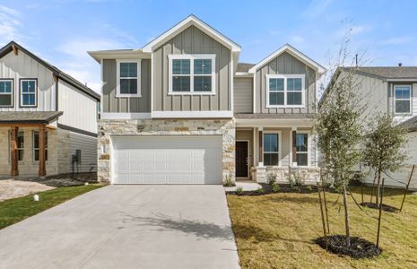 New construction Single-Family house 216 Daniels Dusty Trl, Georgetown, TX 78626 plan Enloe - image