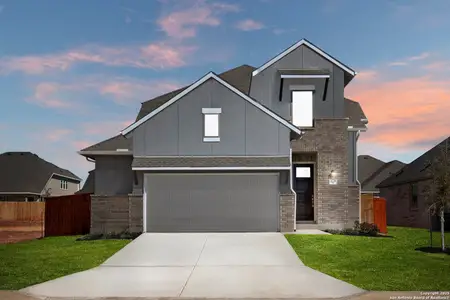 New construction Single-Family house 128 Heidi Hl, Castroville, TX 78009 plan Progreso - image