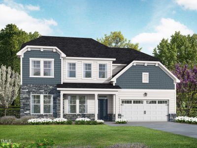 New construction Single-Family house 5000 Trotter Dr, Raleigh, NC 27603 plan The Belmont - image