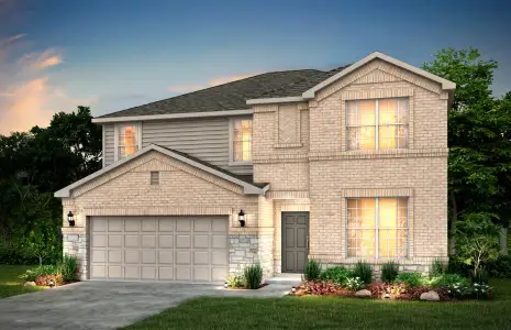 New construction Single-Family house 16820 Bustillos Pass, Manor, TX 78653 plan Taylor - image