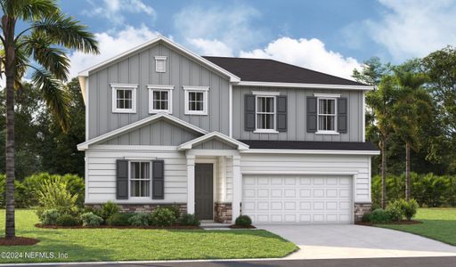 New construction Single-Family house 1134 Oakleaf Village Pkwy, Orange Park, FL 32065 Elderberry- photo 0