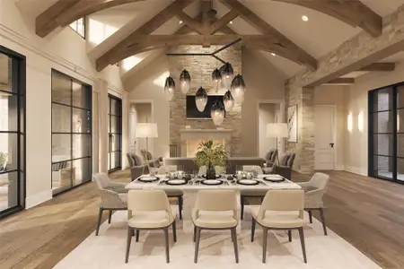 Great Room/Dining Rendering