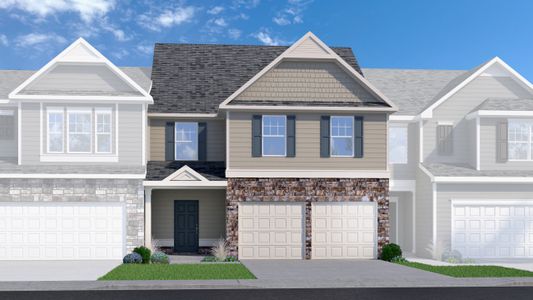New construction Townhouse house 6 Russet Wy, Newnan, GA 30263 plan Boxwood Townhome - image