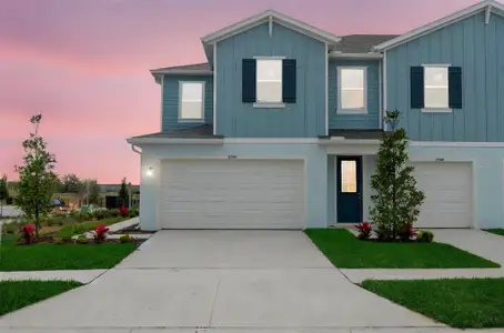 New construction Townhouse house 31781 Kestrel Calling Dr, San Antonio, FL 33576 plan The Seabreeze - image