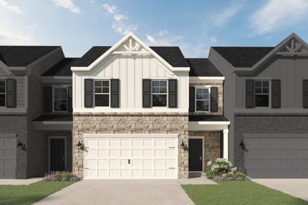 New construction Townhouse house 1311 Park Center Cir, Austell, GA 30168 plan Wisteria - image 6