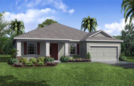 New construction Single-Family house 1384 Melrose Street, Lake Alfred, FL 33850 Savannah- photo 0