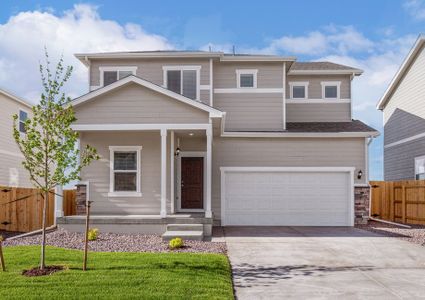 New construction Single-Family house 3632 Morgan Wy, Bennett, CO 80102 plan Yosemite - image