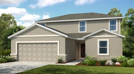 New construction Single-Family house 216 Streamwater Wy, Groveland, FL 34736 plan Cardinal - image