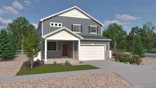 New construction Single-Family house 4720 Hauler Ln, Brighton, CO 80601 plan Triumph - image