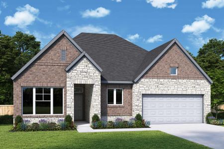 New construction Single-Family house 4919 Benton Woods Trl, Rosenberg, TX 77471 plan The Omaha - image