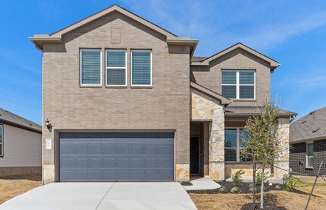 New construction Single-Family house 541 Madelines Meadow Ln, Georgetown, TX 78626 plan Enloe - image