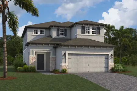New construction Single-Family house 22525 Hearken Court, Land O Lks, Land O' Lakes, FL 34637 plan Magnolia - image