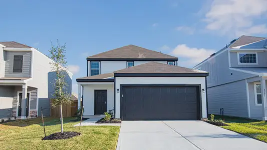 New construction Single-Family house 8119 Burnt Orchid Dr, Houston, TX 77016 plan The Woodland - image