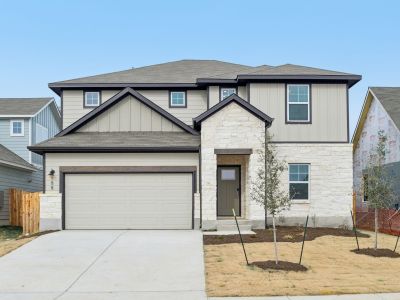New construction Single-Family house 188 Coopers Hawk Cres, Cedar Creek, TX 78612 plan The Kessler (454) - image