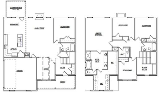 New construction Single-Family house 1788 E Mcintosh Rd, Griffin, GA 30223 plan Easton - image