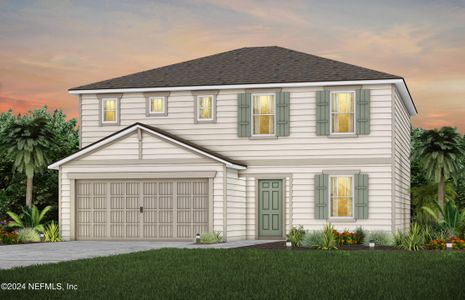 New construction Single-Family house 5598 Bullseye Circle, Jacksonville, FL 32244 Thompson- photo 0