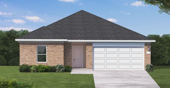 New construction Single-Family house 205 Boatright Blvd, Jarrell, TX 76537 plan Young - image