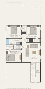 Pulte Homes, Gustine floor plan