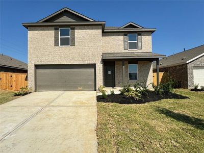 New construction Single-Family house 29007 Pearl Barley Way, Hockley, TX 77447 Nora TX- photo 0