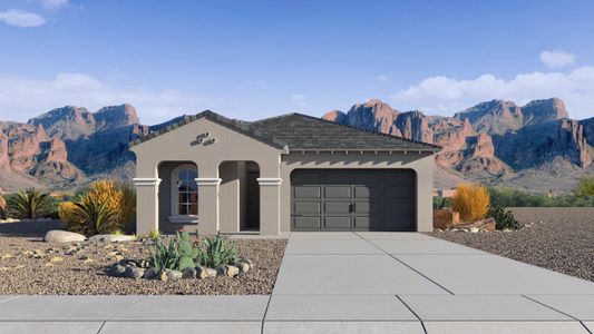 New construction Single-Family house 15476 W Desert Hollow Dr, Surprise, AZ 85387 null- photo 2 2