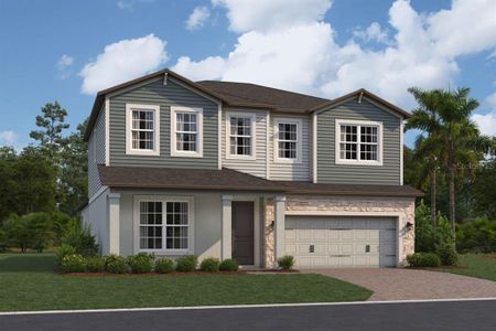 New construction Single-Family house 781 River Stone Trl, Sanford, FL 32771 plan Cambria - image