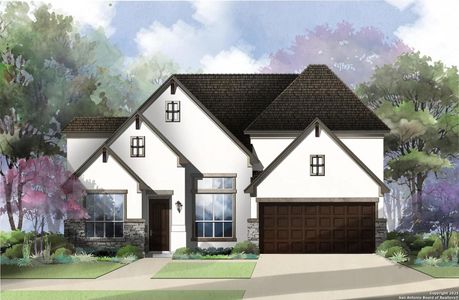 New construction Single-Family house 229 Haby Hl, San Antonio, TX 78253 plan Warren - image