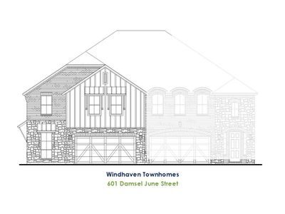 New construction Townhouse house 601 Damsel June St, Lewisville, TX 75056 Building 10 Unit 1 W- photo 0