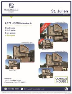 New construction Single-Family house 16162 E 111Th Drive, Commerce City, CO 80022 St. Julien- photo 0